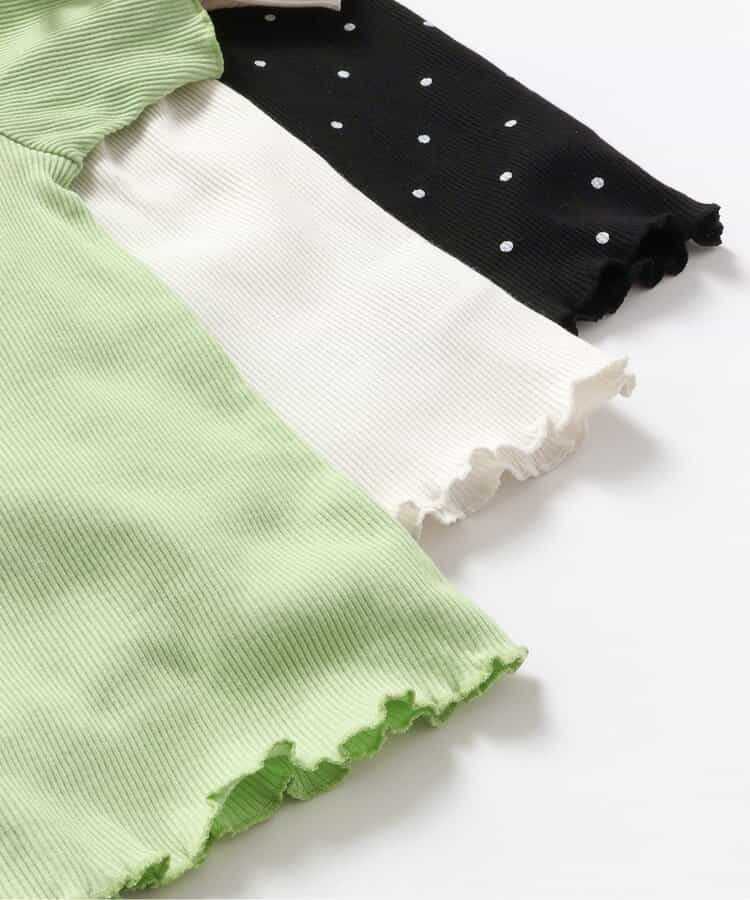 日本童裝 apres les cours 蝴蝶結袖上衣 80-140cm 女童款 夏季 TOPS