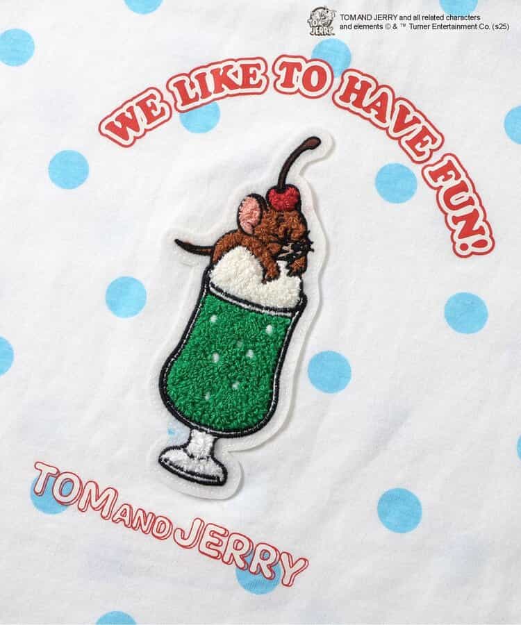 日本童裝 apres les cours × Tom and Jerry 毛毛圖案上衣 80-130cm 男童款/女童款 夏季 TOPS