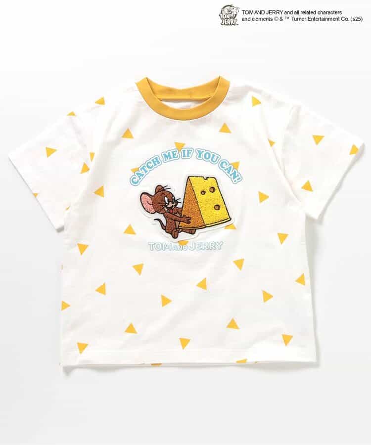 日本童裝 apres les cours × Tom and Jerry 毛毛圖案上衣 80-130cm 男童款/女童款 夏季 TOPS