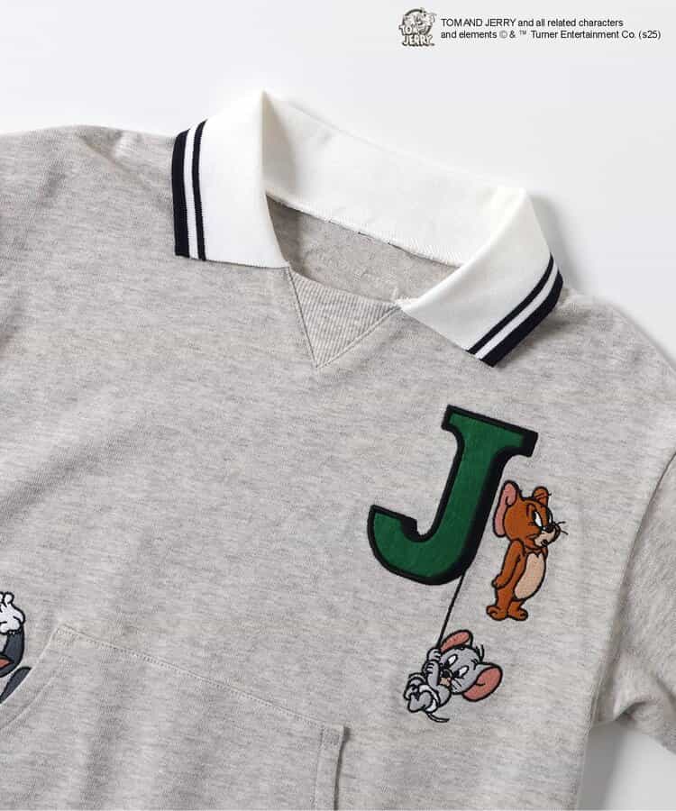 日本童裝 apres les cours × Tom and Jerry 翻領短袖衛衣 80-130cm 男童款 夏季 TOPS