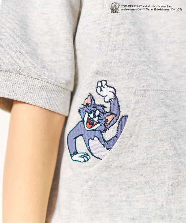 日本童裝 apres les cours × Tom and Jerry 翻領短袖衛衣 80-130cm 男童款 夏季 TOPS