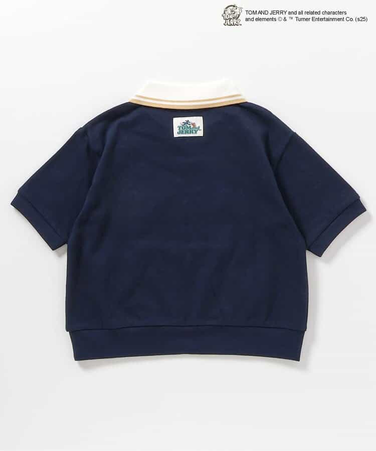 日本童裝 apres les cours × Tom and Jerry 翻領短袖衛衣 80-130cm 男童款 夏季 TOPS