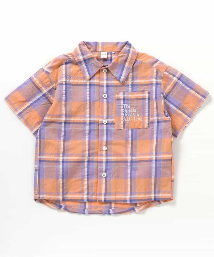 日本童裝 apres les cours 條紋與格紋襯衫 80-130cm 男童款 夏季 TOPS