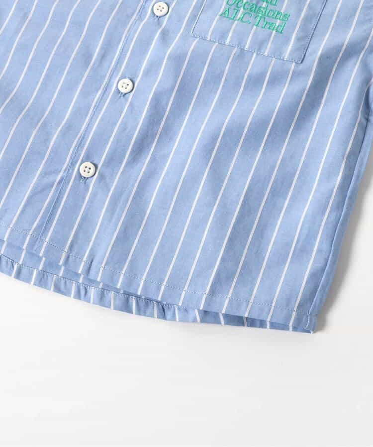 日本童裝 apres les cours 條紋與格紋襯衫 80-130cm 男童款 夏季 TOPS