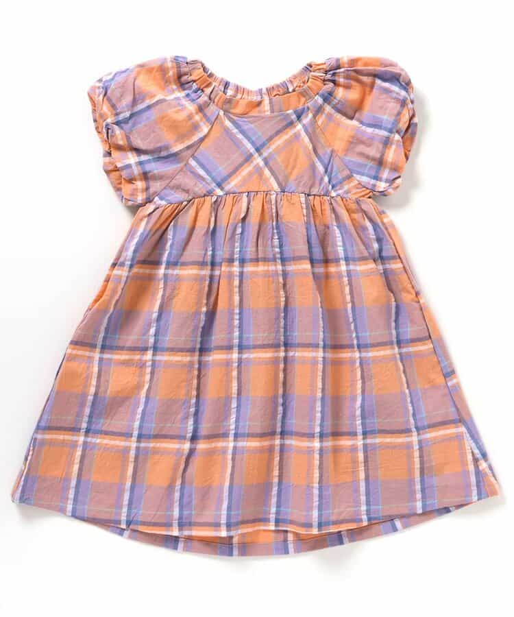Japanese children's clothing apres les cours lantern sleeve bow dress 80-140cm girls summer dresses