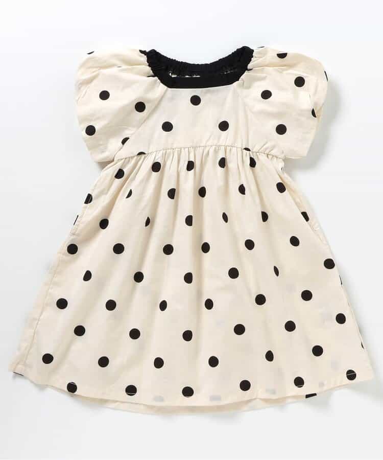 Japanese children's clothing apres les cours lantern sleeve bow dress 80-140cm girls summer dresses