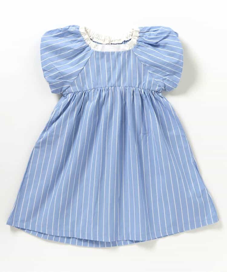 Japanese children's clothing apres les cours lantern sleeve bow dress 80-140cm girls summer dresses