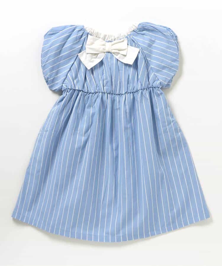Japanese children's clothing apres les cours lantern sleeve bow dress 80-140cm girls summer dresses