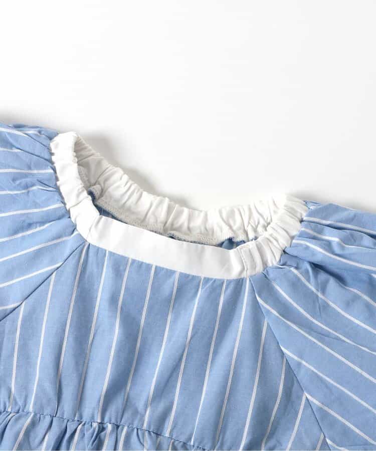 Japanese children's clothing apres les cours lantern sleeve bow dress 80-140cm girls summer dresses