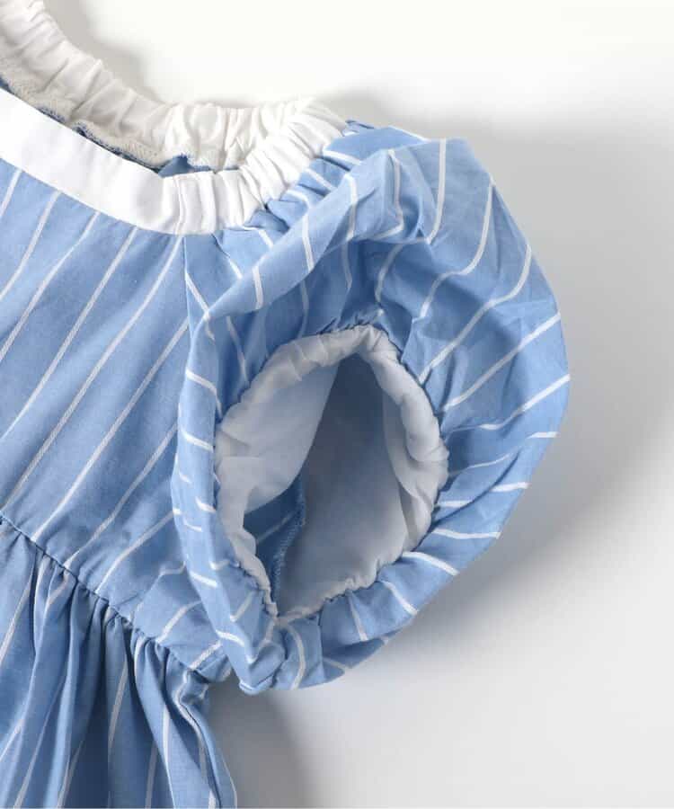 Japanese children's clothing apres les cours lantern sleeve bow dress 80-140cm girls summer dresses