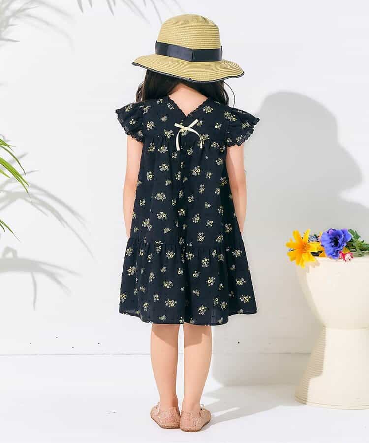 Japanese children's clothing apres les cours floral dress 80-140cm girls summer dresses