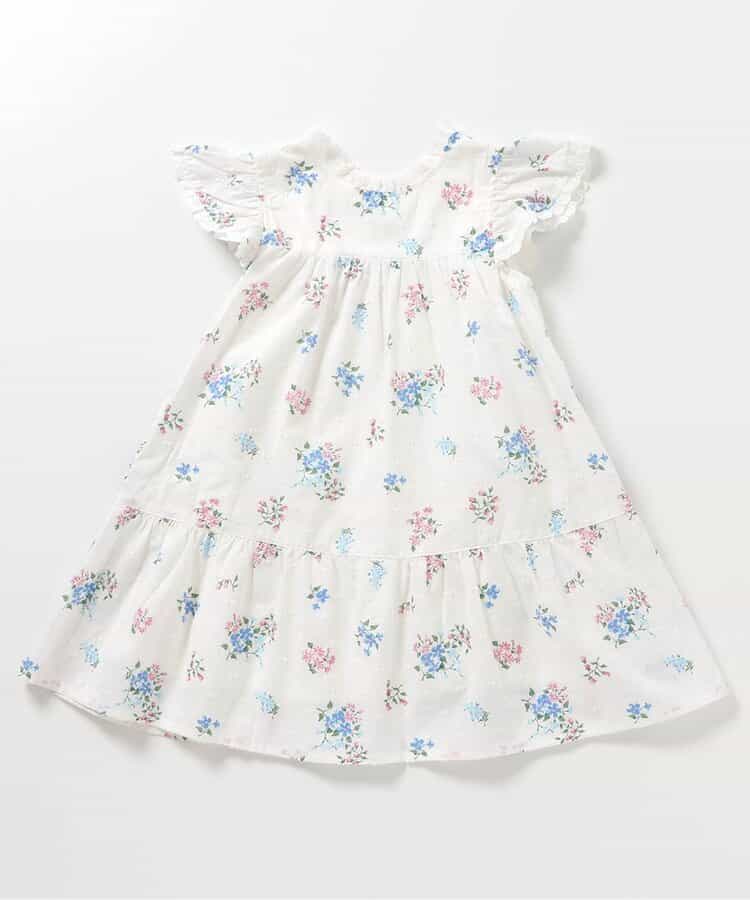 Japanese children's clothing apres les cours floral dress 80-140cm girls summer dresses