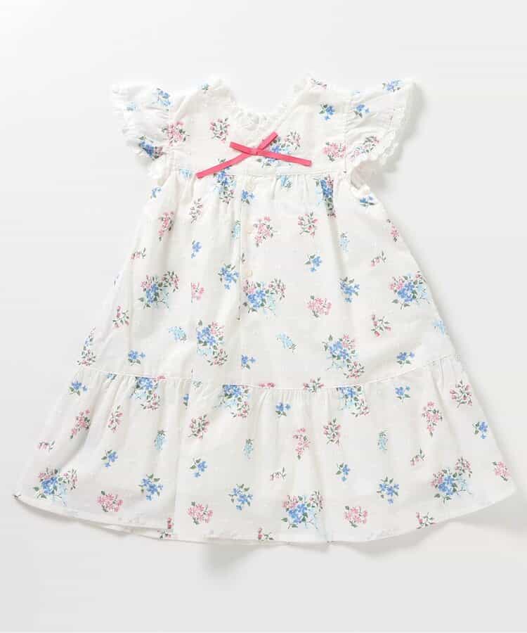 Japanese children's clothing apres les cours floral dress 80-140cm girls summer dresses