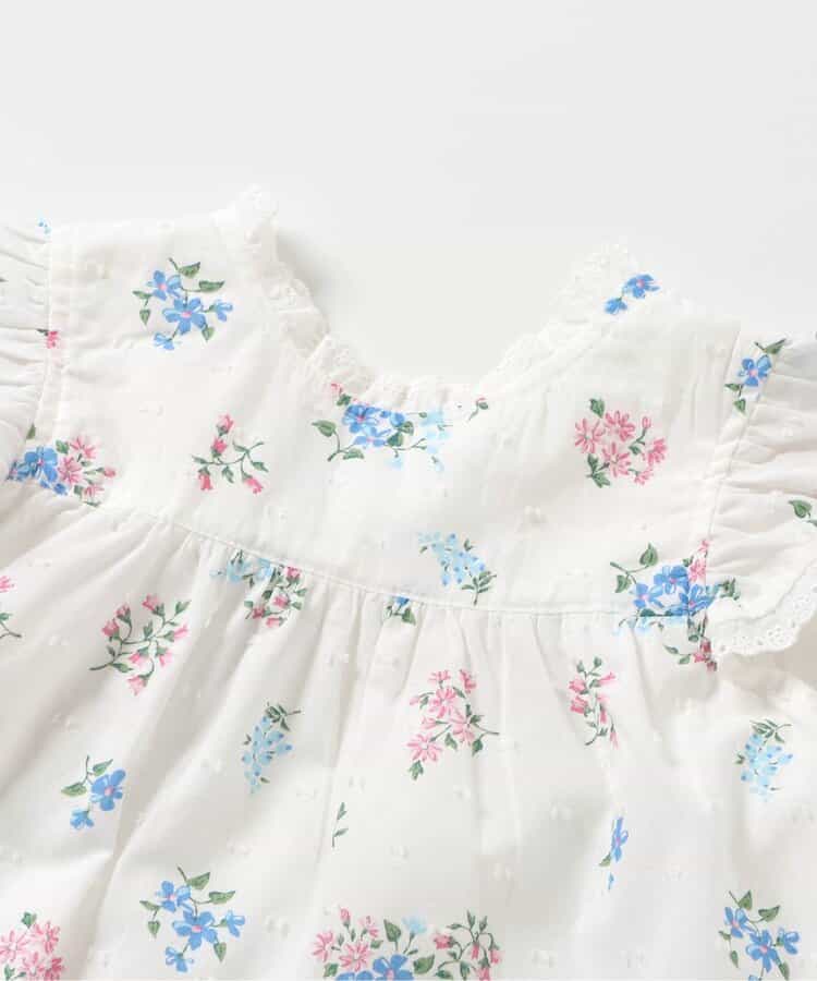 Japanese children's clothing apres les cours floral dress 80-140cm girls summer dresses
