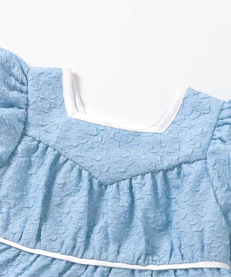 Japanese children's clothing apres les cours lantern sleeve dress 80-140cm girls summer dresses