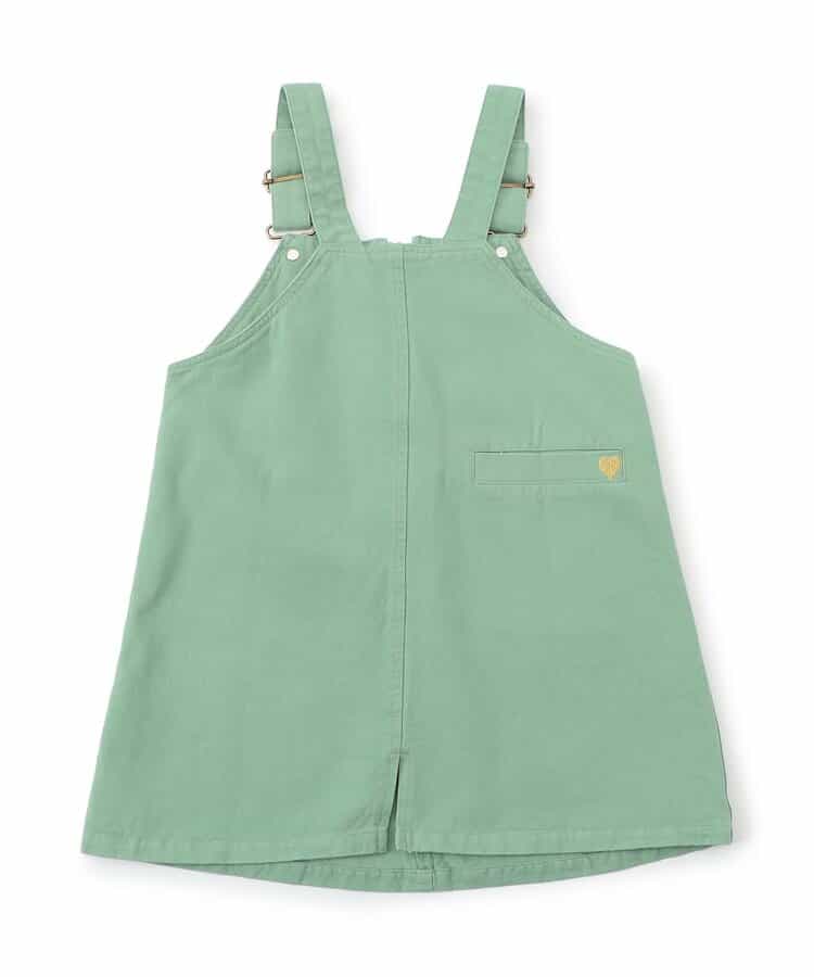 Japanese children's clothing apres les cours zipper heart-shaped pocket dress 80-140cm girls summer dresses