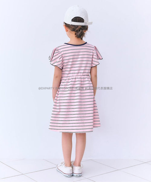 日本童裝 alc#652 花瓣袖連身裙 80-140cm 女童款 夏季 DRESSES