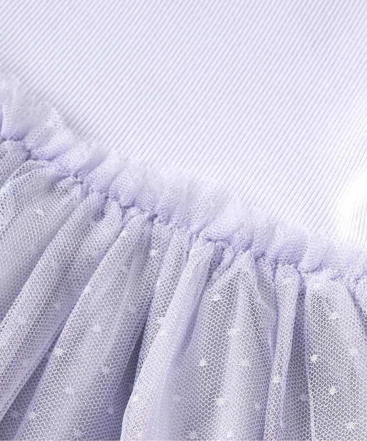 Japanese children's clothing apres les cours floral tulle dress 80-140cm girls summer dresses for interviews/banquets/performances