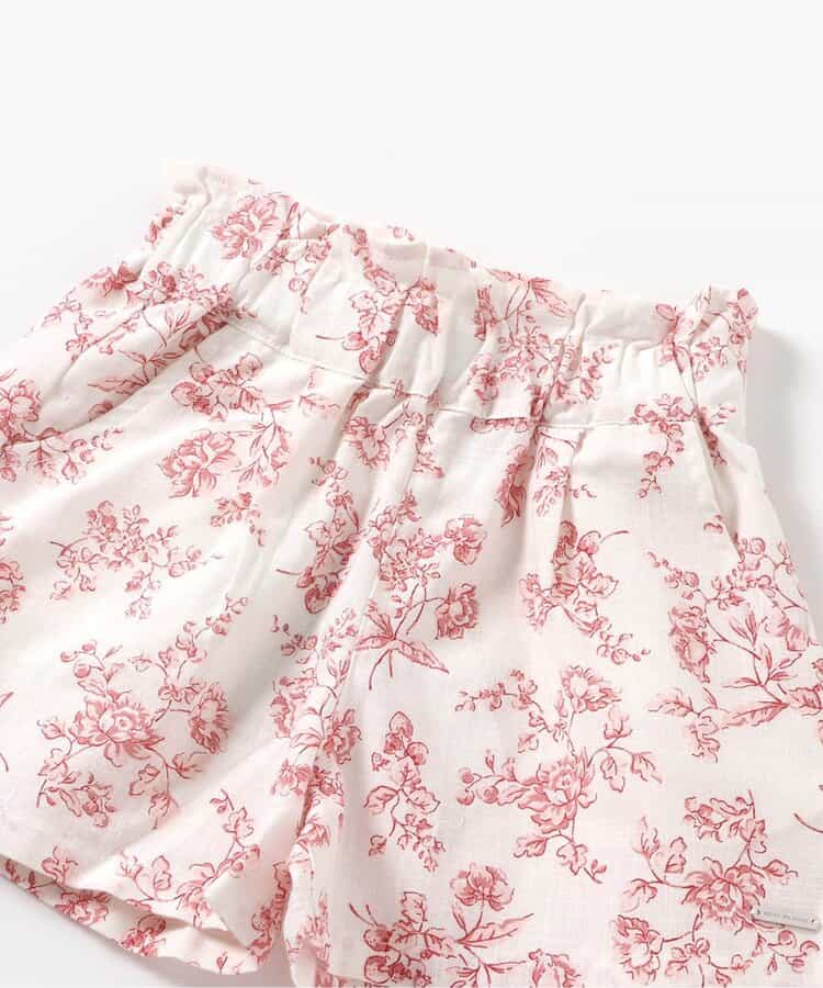 Japanese children's clothing apres les cours retro lace floral two-piece suit 90-140cm girls summer TOPS PANTS