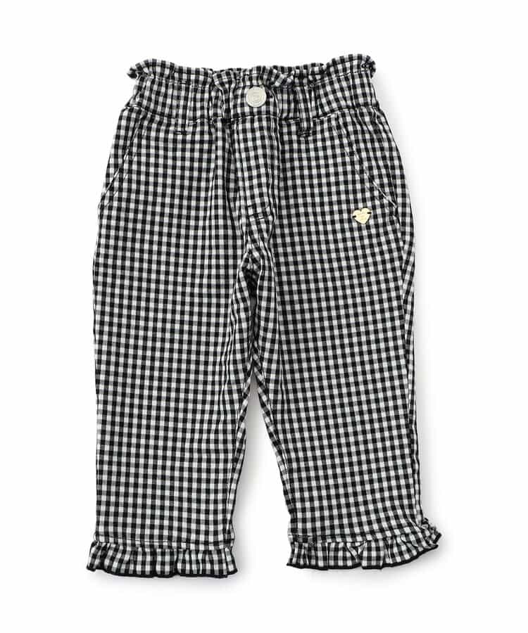 Japanese children's clothing apres les cours heart-shaped pocket cropped pants 80-140cm girls' summer PANTS