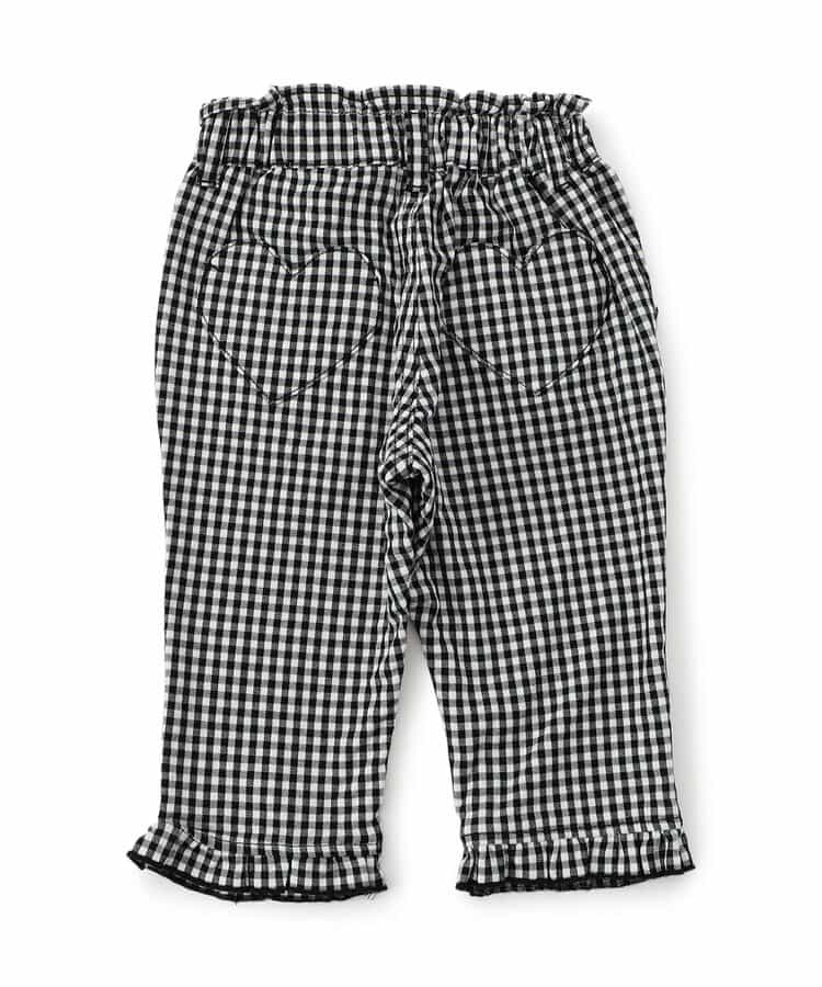 Japanese children's clothing apres les cours heart-shaped pocket cropped pants 80-140cm girls' summer PANTS