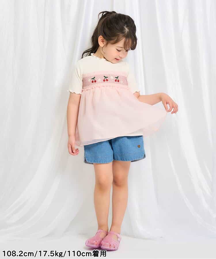 日本童裝 apres les cours 心型口袋短褲 80-140cm 女童款 夏季 PANTS