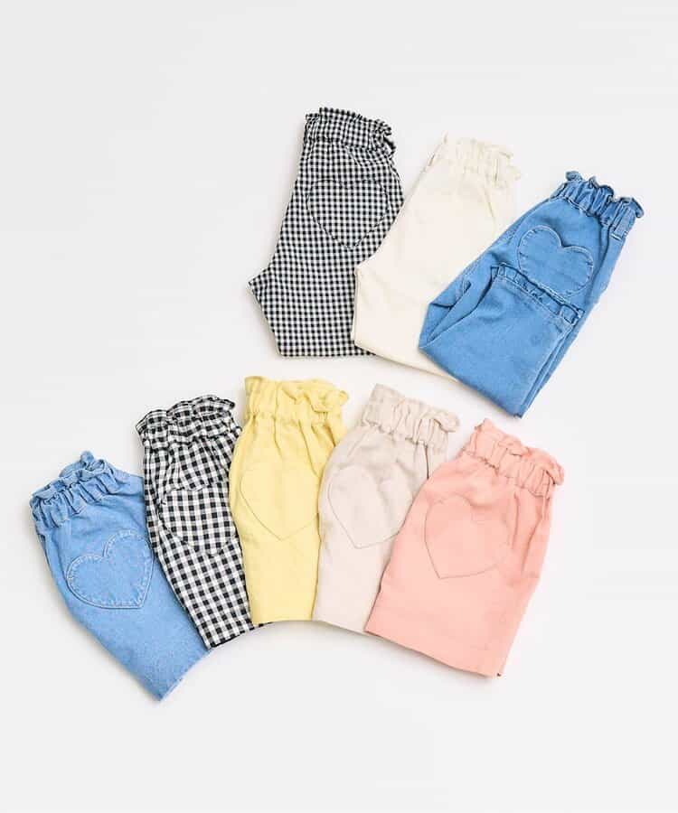 日本童裝 apres les cours 心型口袋短褲 80-140cm 女童款 夏季 PANTS
