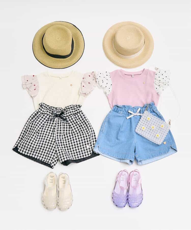 日本童裝 apres les cours 心型口袋短褲 80-140cm 女童款 夏季 PANTS