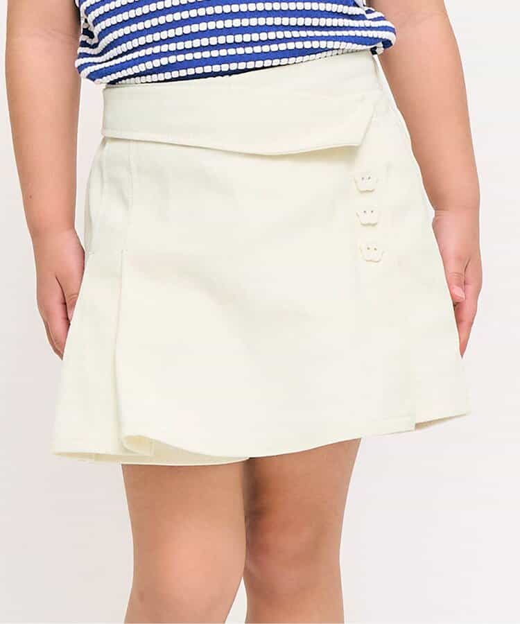 日本童裝 apres les cours 可愛紐扣裙褲 80-140cm 女童款 夏季 PANTS