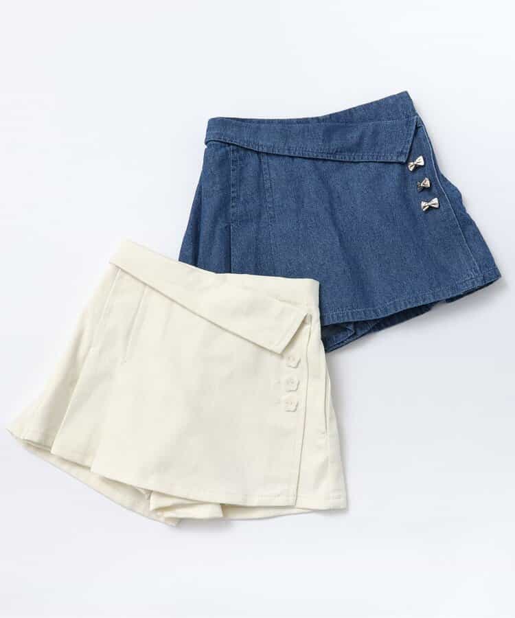 日本童裝 apres les cours 可愛紐扣裙褲 80-140cm 女童款 夏季 PANTS