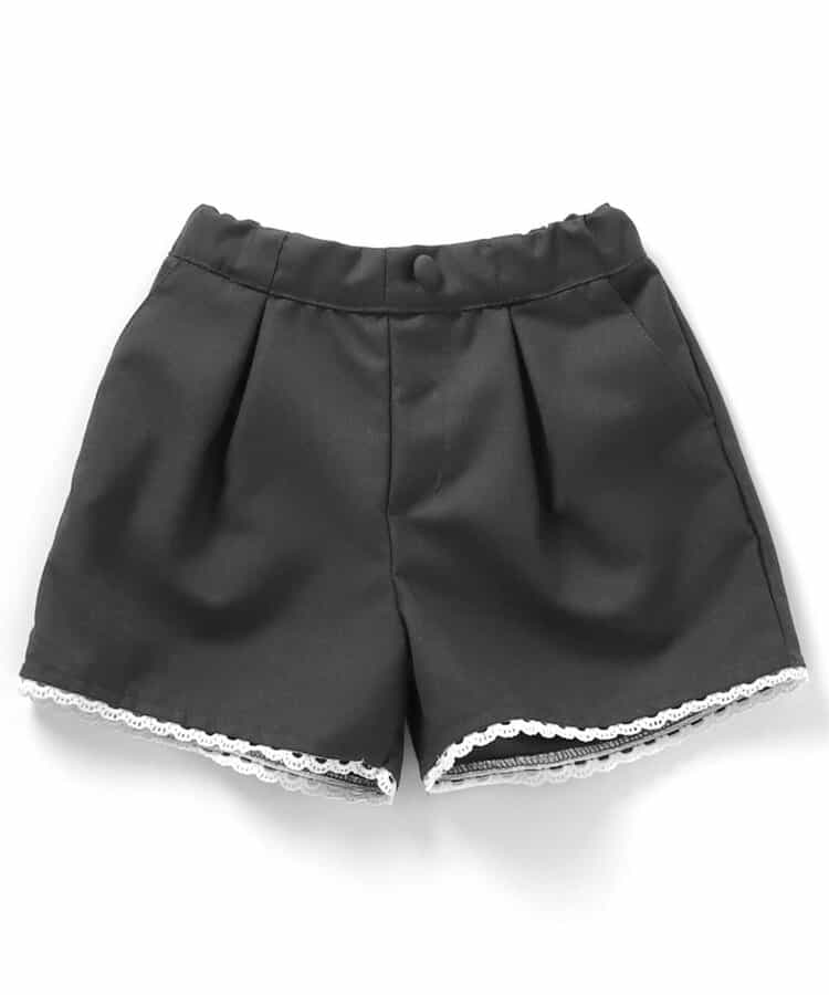 日本童裝 apres les cours 蝴蝶結刺繡短褲 80-140cm 女童款 夏季 PANTS