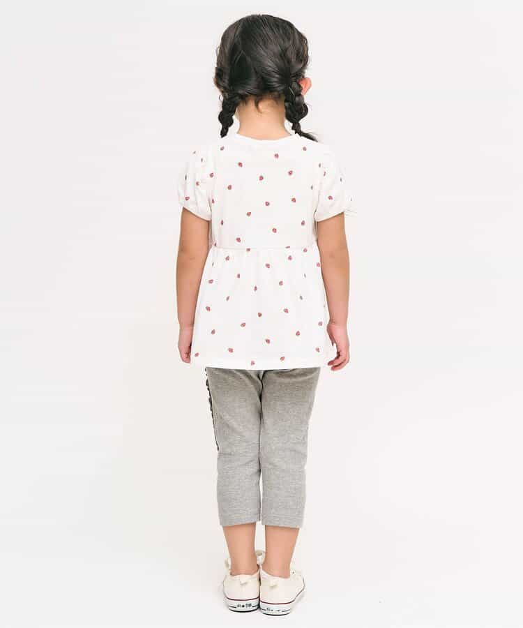 日本童裝 apres les cours 接觸冷感 側褶緊身褲 80-130cm 女童款 夏季 PANTS
