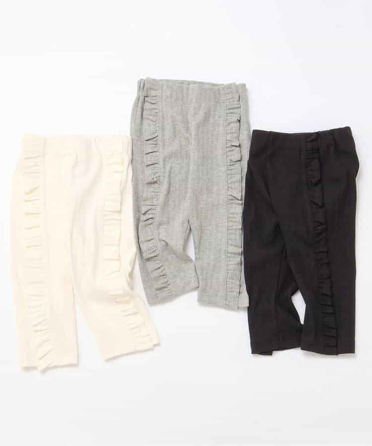 日本童裝 apres les cours 接觸冷感 側褶緊身褲 80-130cm 女童款 夏季 PANTS