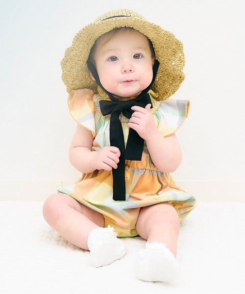 日本直送 alc#652 草帽 44-48cm 初生嬰兒 帽系列