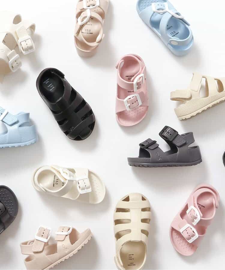 Apres les cours sandals (13-21cm) shipped directly from Japan. Also available: other brands and summer swimwear collection.
