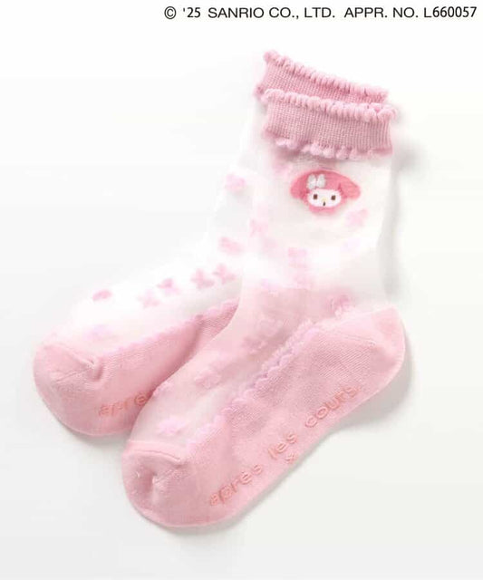 日本直送 apres les cours x Sanrio 襪一對 10-21cm 襪系列