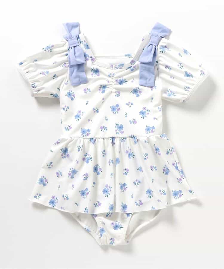 Japanese children's clothing apres les cours UV protection bow one-piece swimsuit 80-140cm girls summer swimsuit special edition