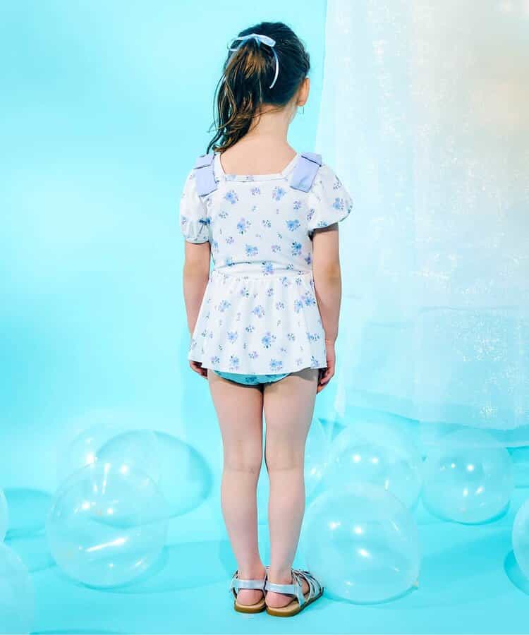 Japanese children's clothing apres les cours UV protection bow one-piece swimsuit 80-140cm girls summer swimsuit special edition