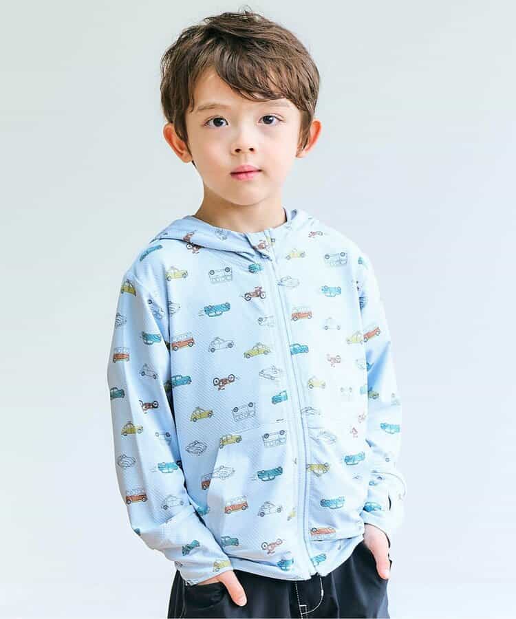Japanese children's clothing apres les cours UV protection contact cooling thin jacket 80-130cm boys/girls summer outerwear