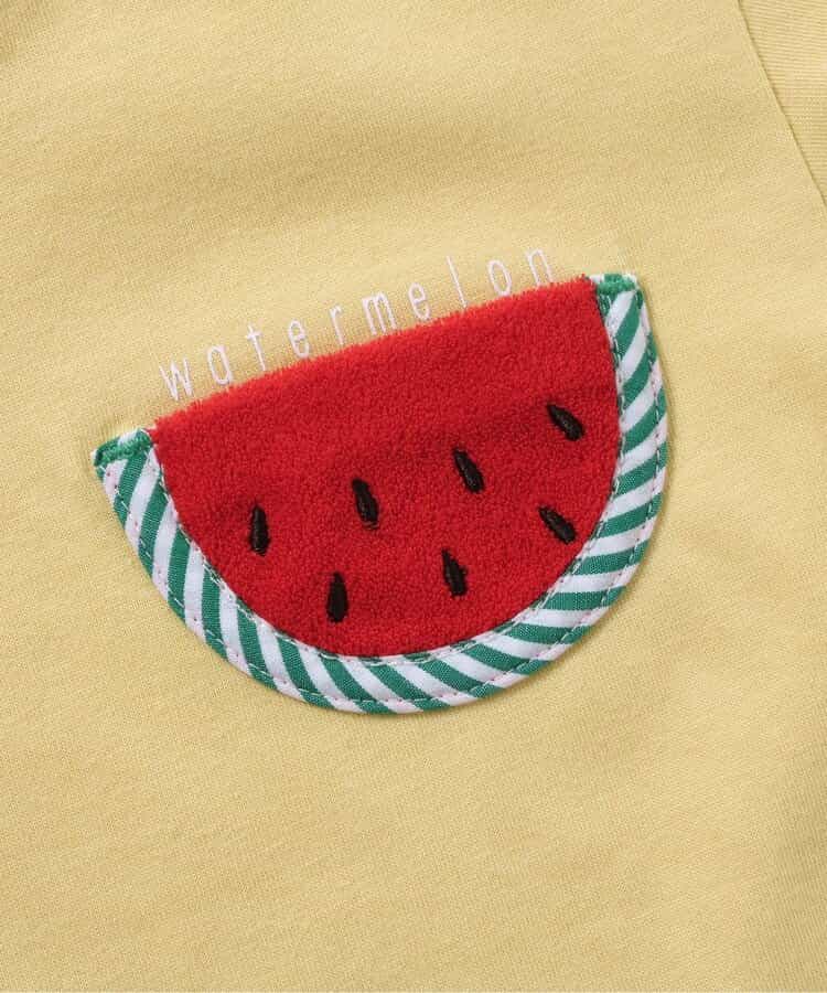 Japanese children's clothing apres les cours water-absorbing quick-drying UV-resistant touch-cooling cute pocket top 80-130cm boys/girls summer TOPS