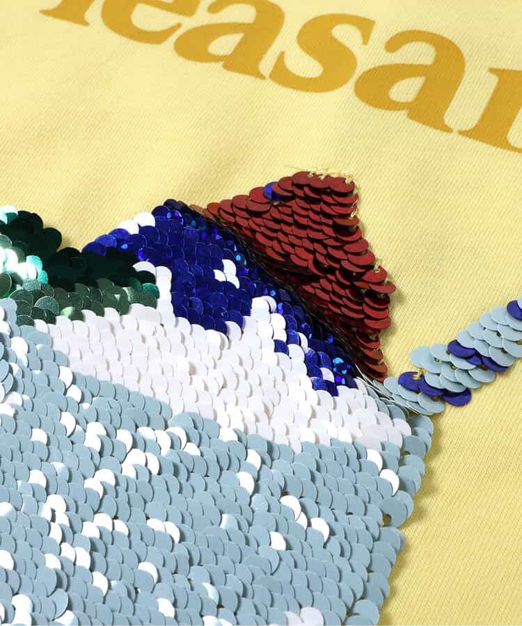 Japanese children's clothing apres les cours sequin pattern top 80-140cm boys/girls summer TOPS