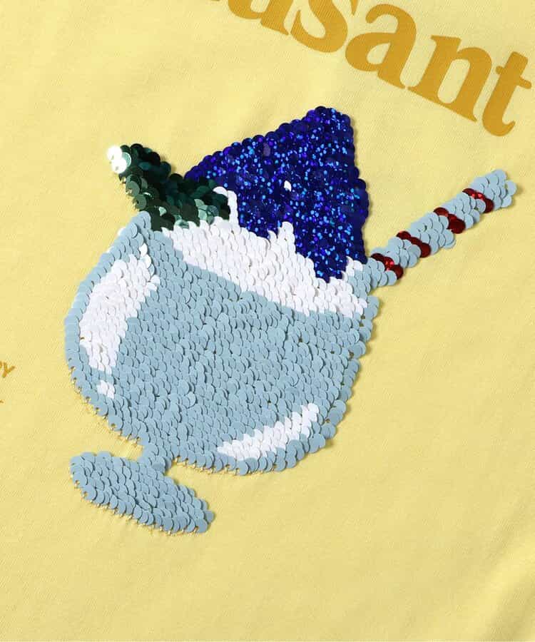 Japanese children's clothing apres les cours sequin pattern top 80-140cm boys/girls summer TOPS