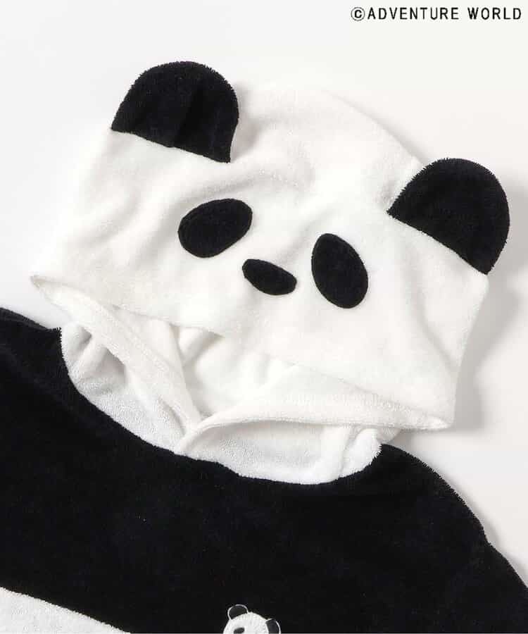 Japanese children's clothing apres les cours x Adventure World contact cool cute panda shape top 80-130cm boys/girls summer TOPS