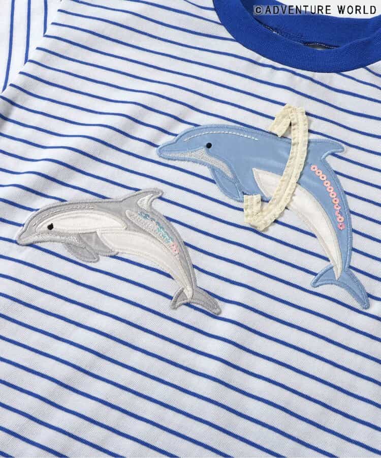 Japanese children's clothing apres les cours x Adventure World parent-child cute animal tops 80-130cm boys/girls summer TOPS