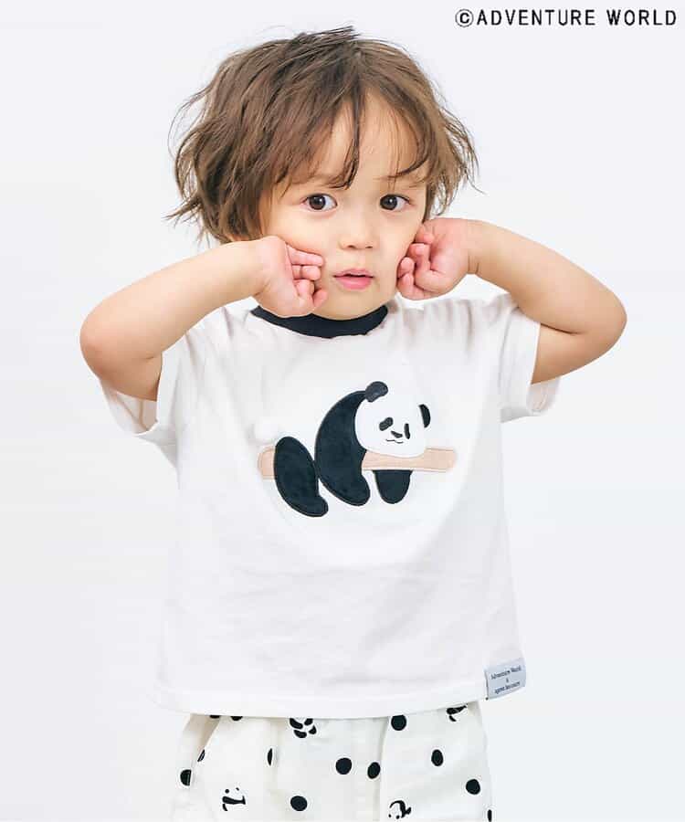 Japanese children's clothing apres les cours x Adventure World parent-child cute animal tops 80-130cm boys/girls summer TOPS