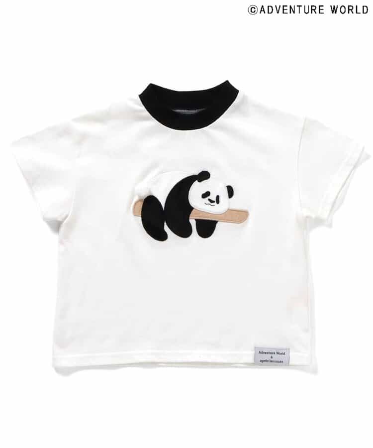 Japanese children's clothing apres les cours x Adventure World parent-child cute animal tops 80-130cm boys/girls summer TOPS