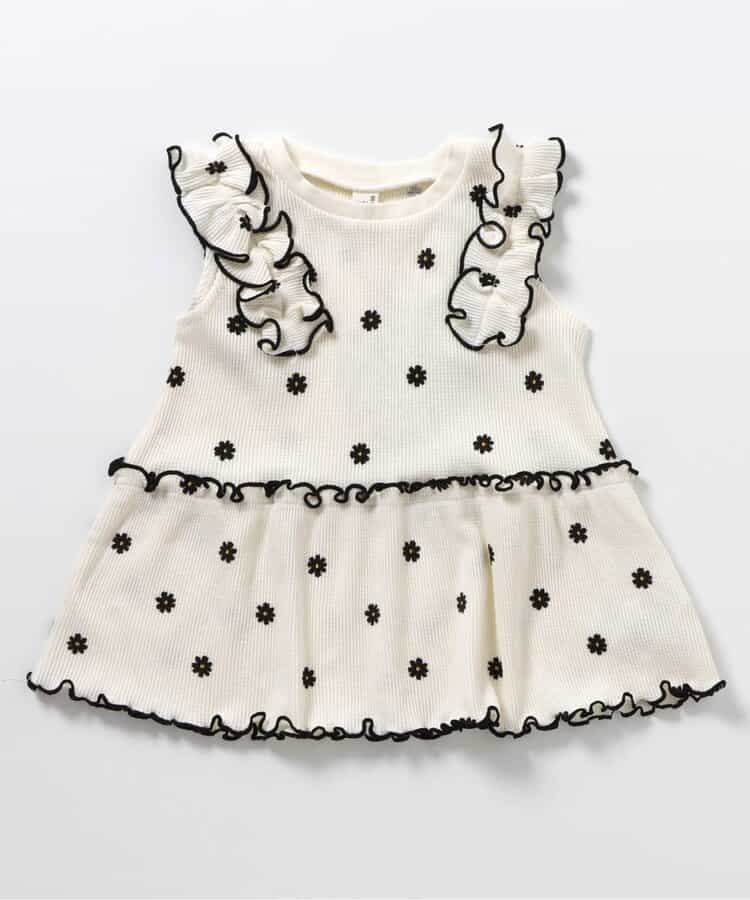 Japanese children's clothing apres les cours lace sleeveless top 80-140cm girls summer TOPS