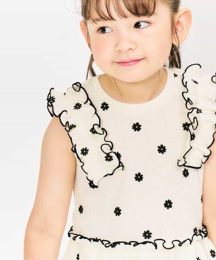 Japanese children's clothing apres les cours lace sleeveless top 80-140cm girls summer TOPS