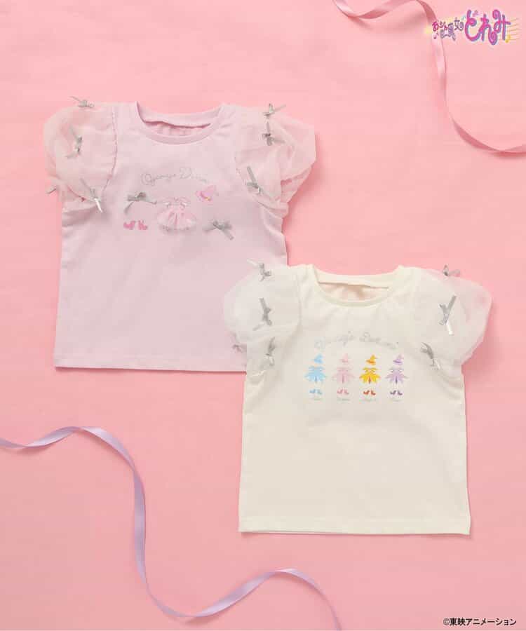Japanese children's clothing apres les cours x Little Witch DoReMi printed top 80-130cm girls summer TOPS