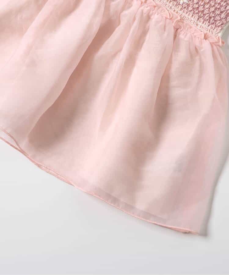 Japanese children's clothing apres les cours Shellmotif fruit embroidery patchwork top 80-140cm girls summer TOPS